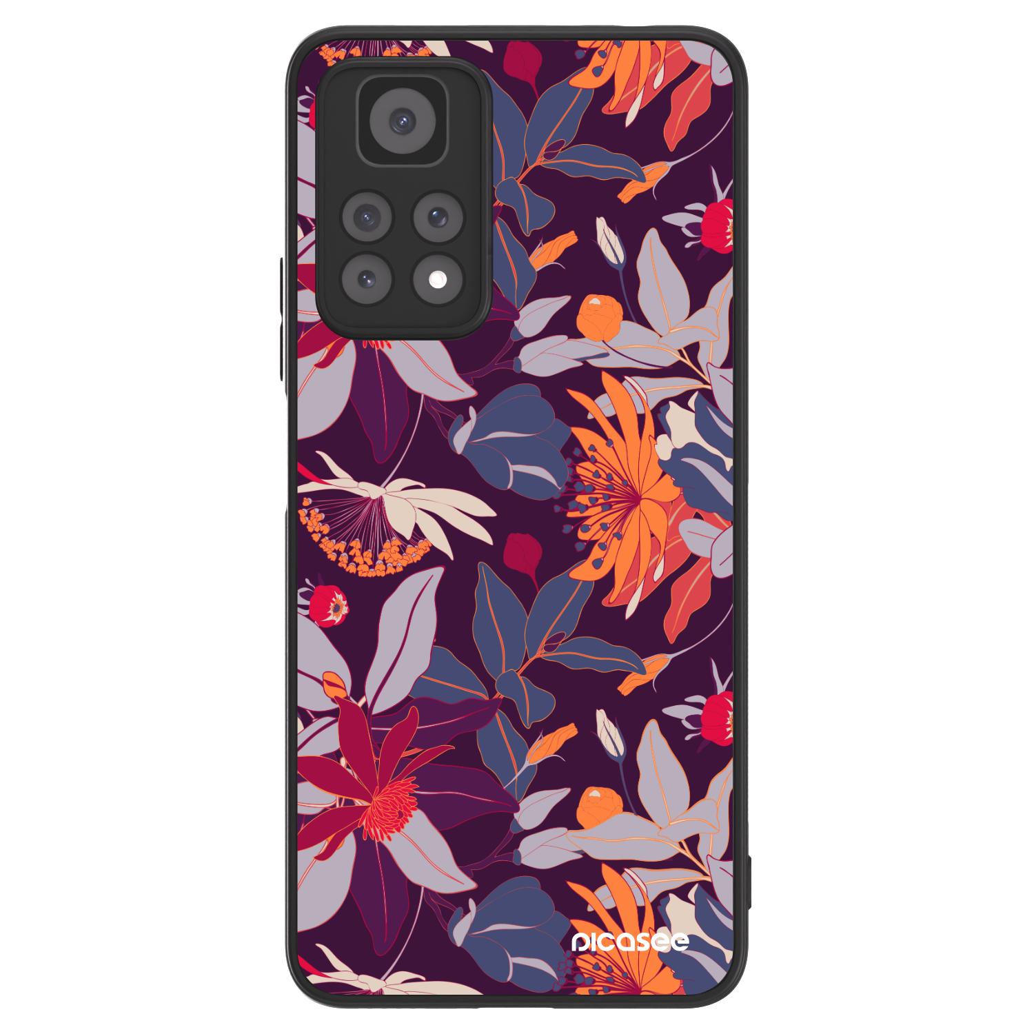 Picasee ULTIMATE CASE za Xiaomi Redmi Note 11 Pro 5G - Purple Leaf