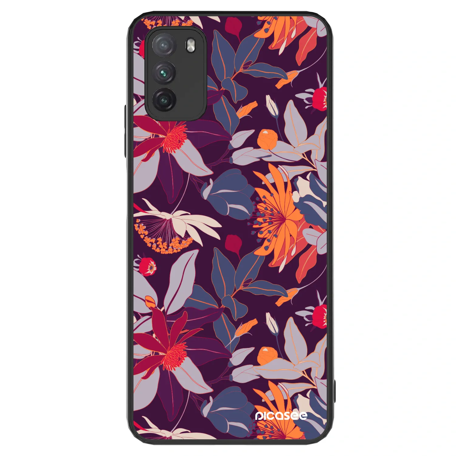 Picasee ULTIMATE CASE za Xiaomi Poco M3 - Purple Leaf