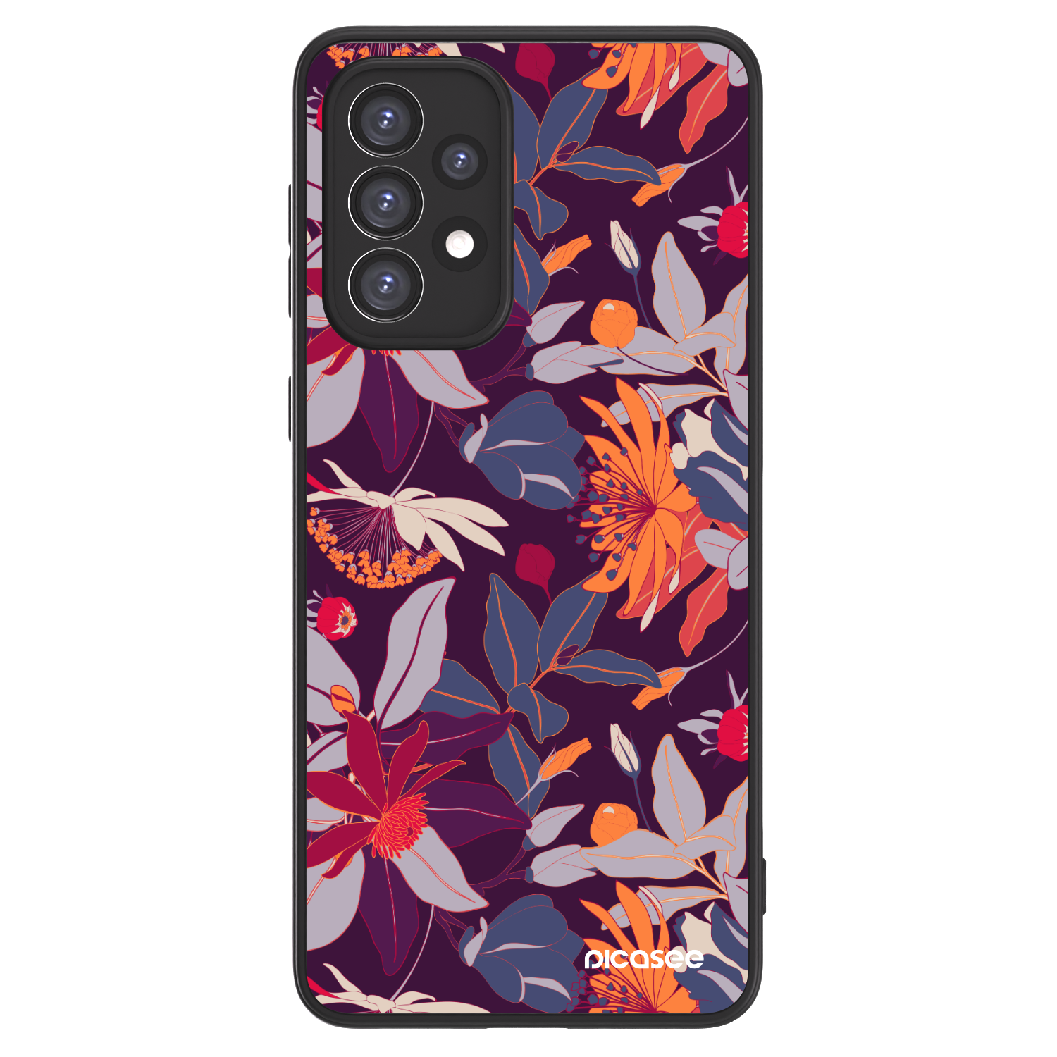 Picasee ULTIMATE CASE za Samsung Galaxy A33 5G A336 - Purple Leaf