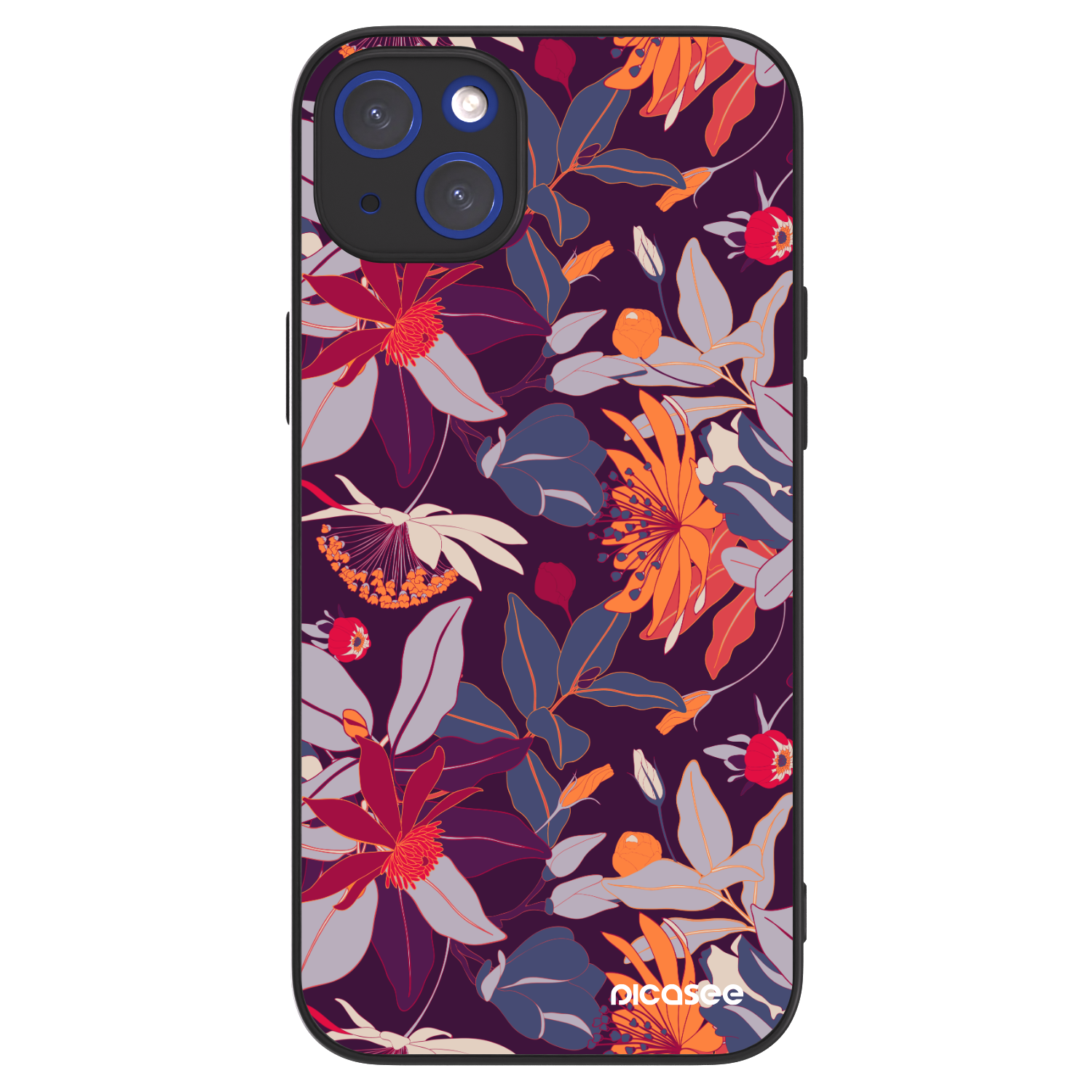 Picasee ULTIMATE CASE MagSafe za Apple iPhone 14 Plus - Purple Leaf