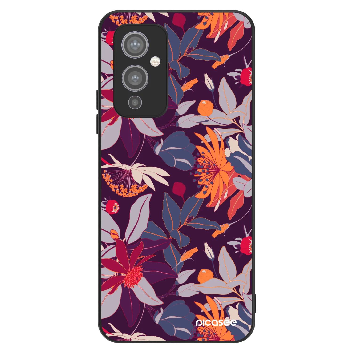 Picasee ULTIMATE CASE za OnePlus 9 - Purple Leaf