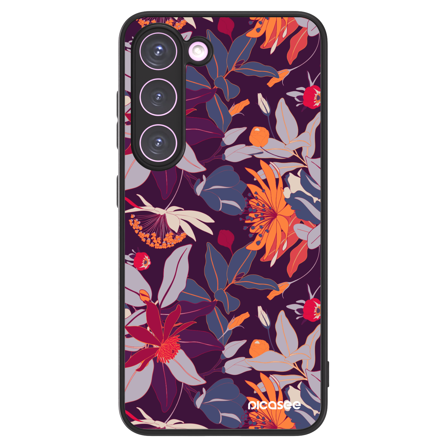 Picasee ULTIMATE CASE za Samsung Galaxy S23 5G - Purple Leaf