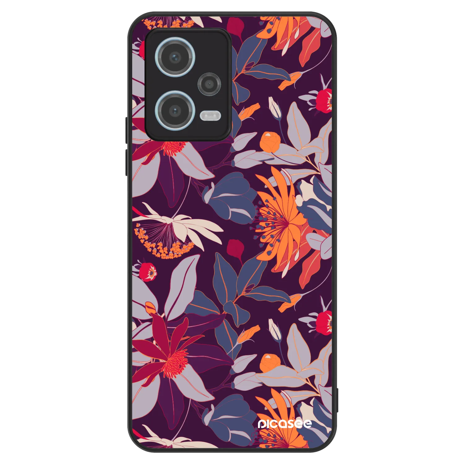 Picasee ULTIMATE CASE za Xiaomi Redmi Note 12 5G - Purple Leaf