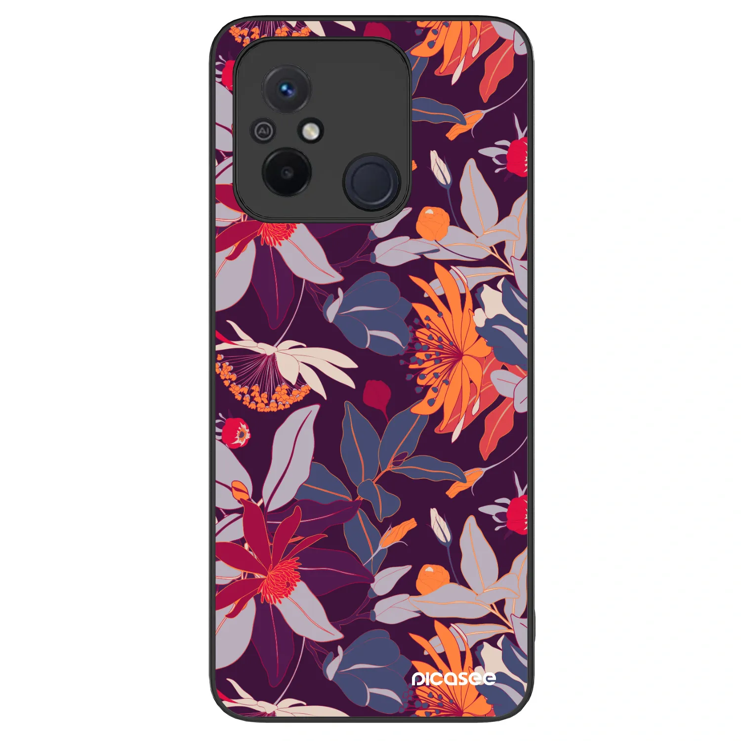 Picasee ULTIMATE CASE za Xiaomi Redmi 12C - Purple Leaf