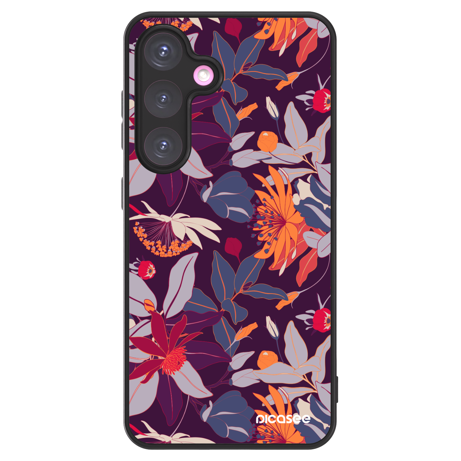 Picasee ULTIMATE CASE za Samsung Galaxy S24+ S926B 5G - Purple Leaf