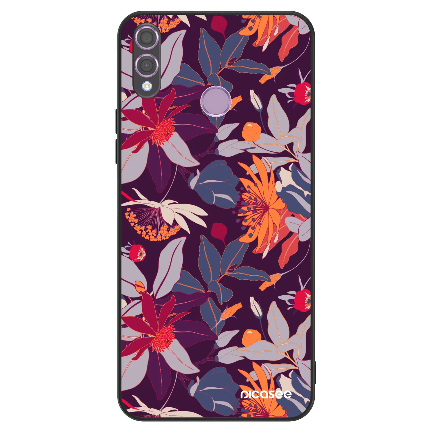 Picasee ULTIMATE CASE za Honor 8X - Purple Leaf