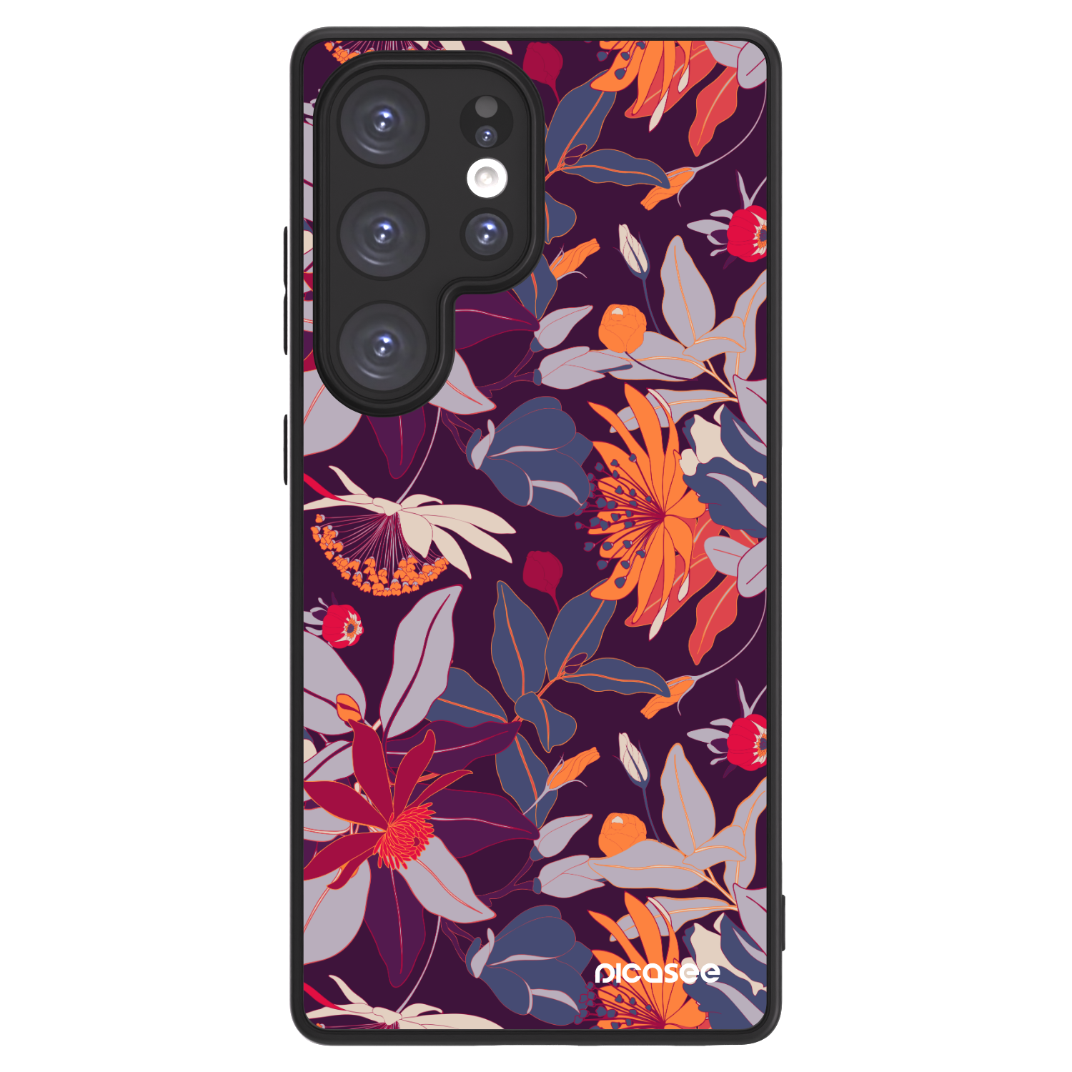 Picasee ULTIMATE CASE PowerShare za Samsung Galaxy S25 Ultra 5G - Purple Leaf