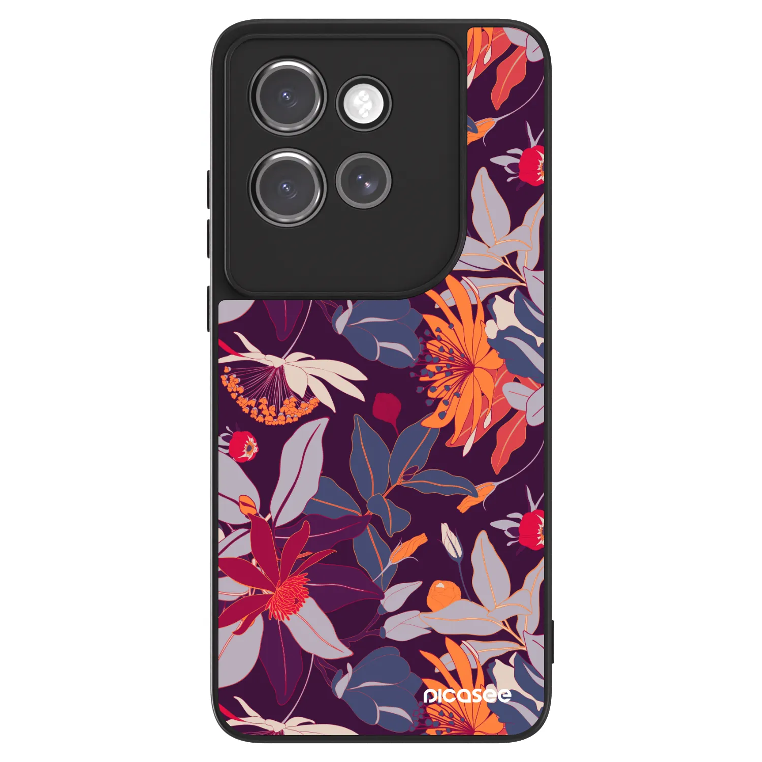 Picasee ULTIMATE CASE za Motorola Edge 50 Neo - Purple Leaf