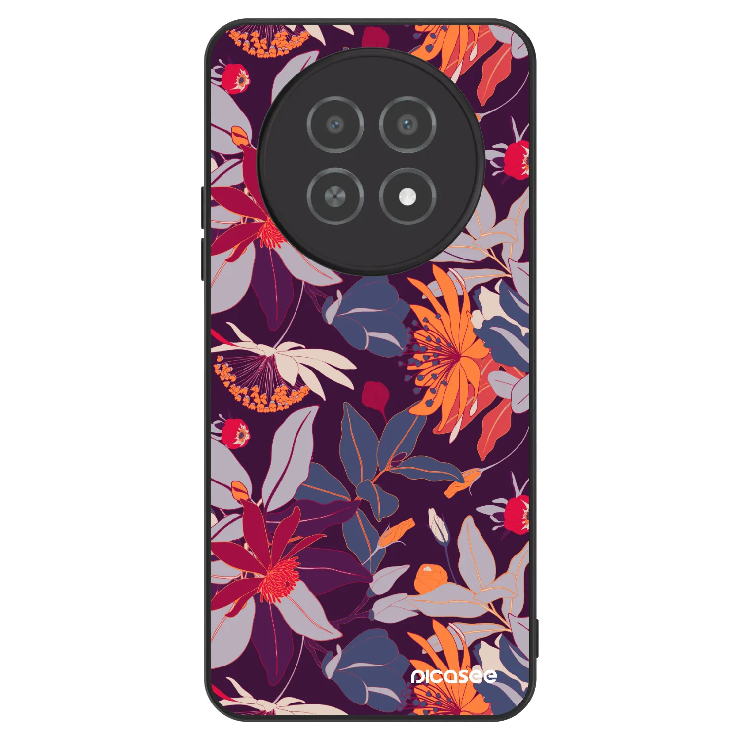 Picasee ULTIMATE CASE za Realme 12X - Purple Leaf