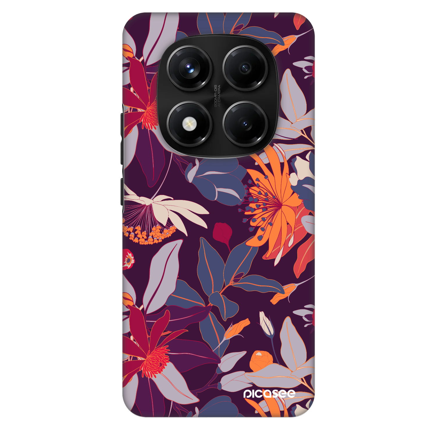Picasee Fashion Case za Xiaomi Redmi Note 14 Pro+ 5G - Purple Leaf