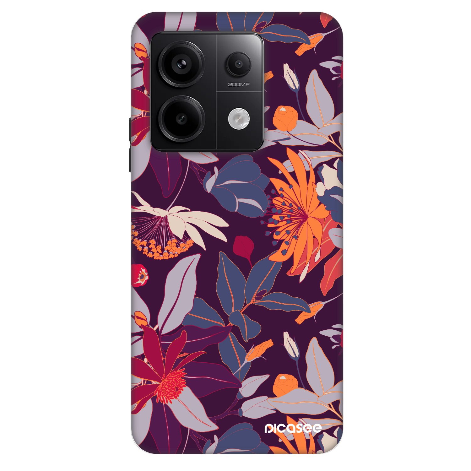 Picasee Fashion Case za Xiaomi Redmi Note 13 Pro 5G - Purple Leaf