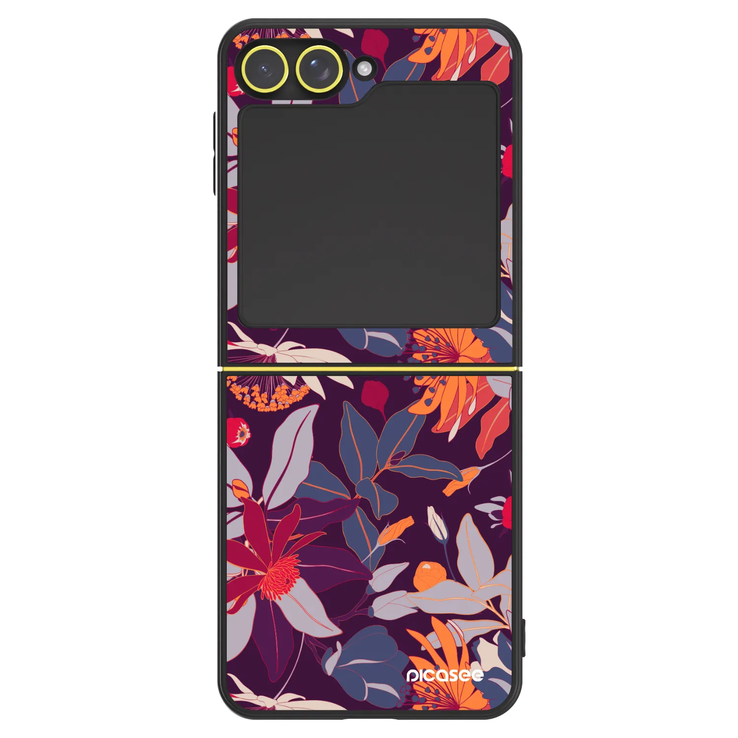 Picasee ULTIMATE CASE za Samsung Galaxy Z Flip7 FE 5G - Purple Leaf