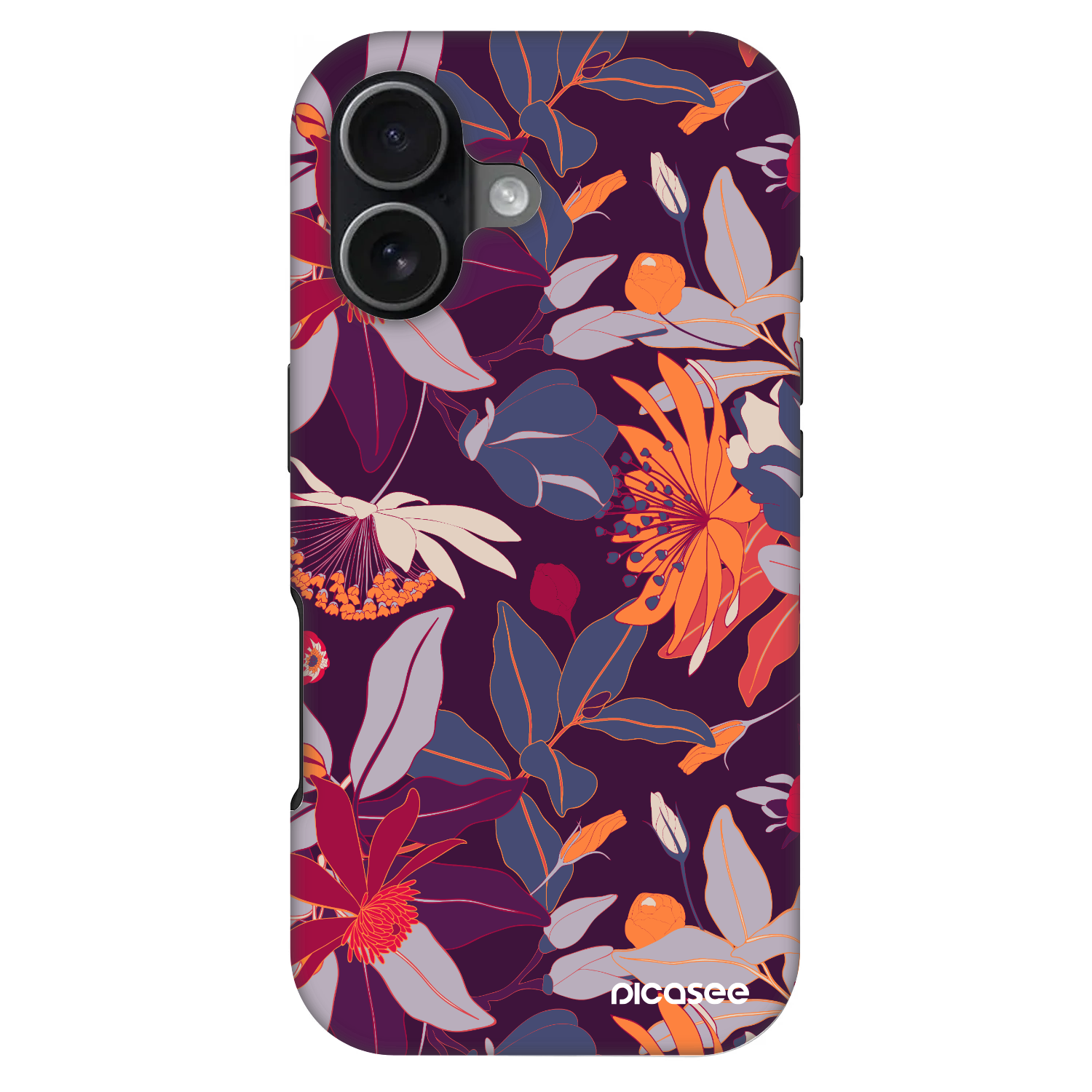 Picasee Fashion Case MagSafe za Apple iPhone 17 - Purple Leaf