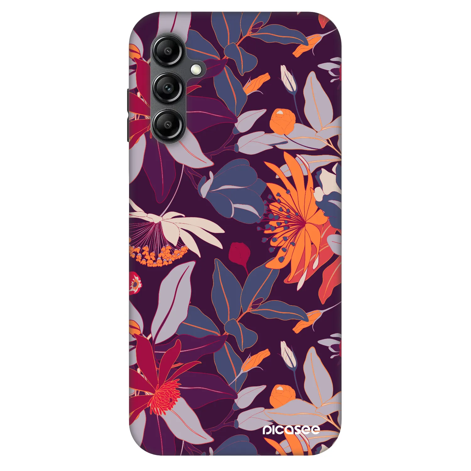 Picasee Fashion Case za Samsung Galaxy A16 4G - Purple Leaf