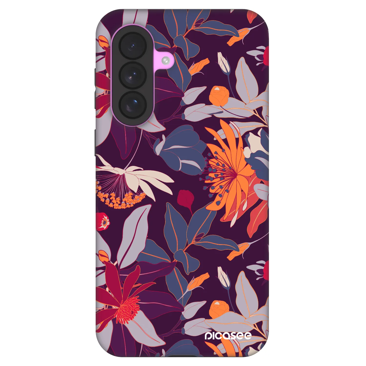 Picasee Fashion Case za Samsung Galaxy A37 - Purple Leaf