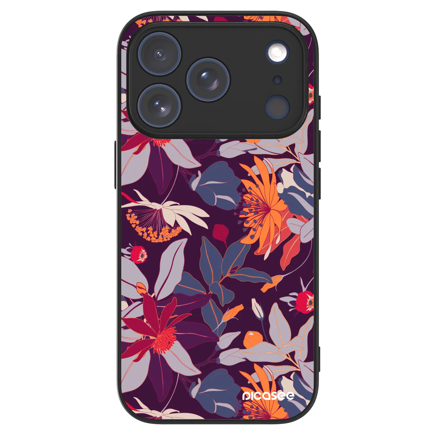 Picasee ULTIMATE CASE MagSafe za Apple iPhone 18 Pro - Purple Leaf