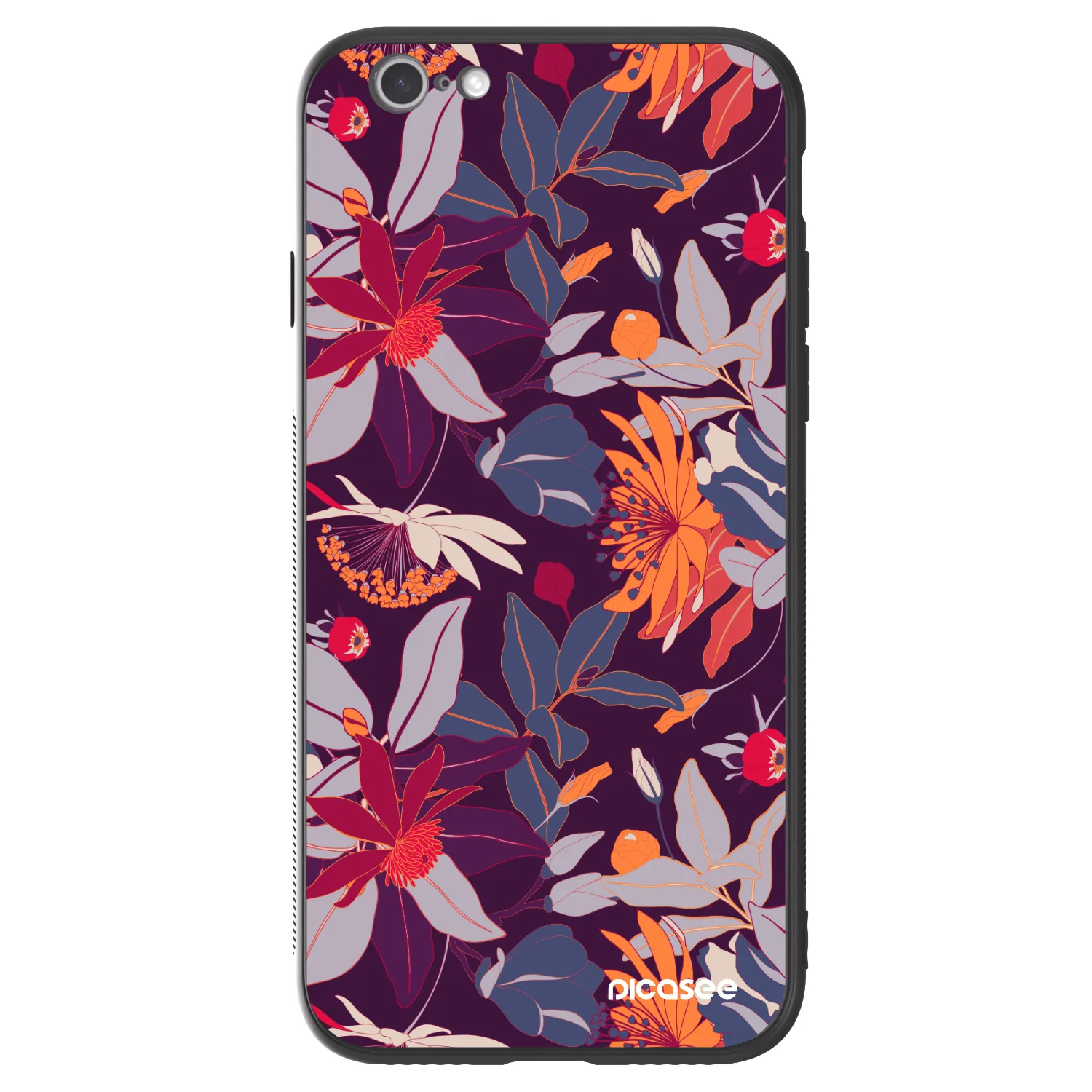 Picasee ULTIMATE CASE za Apple iPhone 6/6S - Purple Leaf