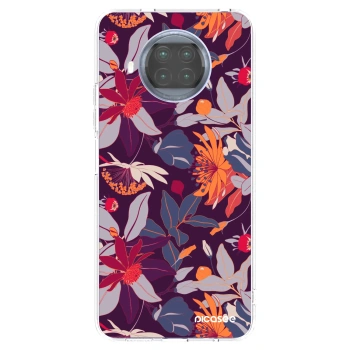 Picasee silikonska prozirna maskica za Xiaomi Mi 10T Lite - Purple Leaf