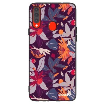 Maskica za Samsung Galaxy A20s - Purple Leaf