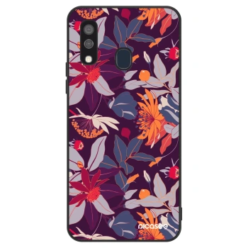 Maskica za Samsung Galaxy A40 A405F - Purple Leaf
