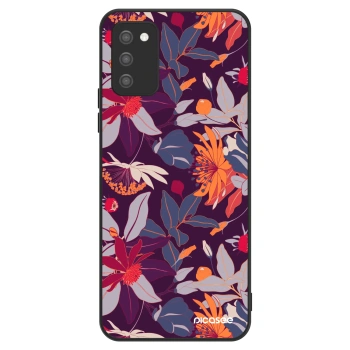 Maskica za Samsung Galaxy A02s A025G - Purple Leaf