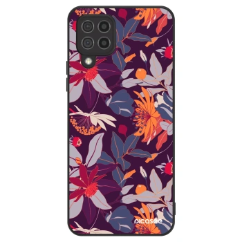 Maskica za Samsung Galaxy A22 A225F 4G - Purple Leaf