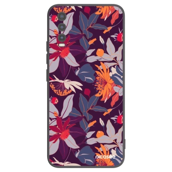 Maskica za Vivo Y20s - Purple Leaf