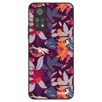 Maskica za Xiaomi Poco M4 Pro - Purple Leaf
