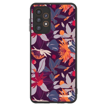Picasee ULTIMATE CASE za Samsung Galaxy A23 A235F 4G - Purple Leaf