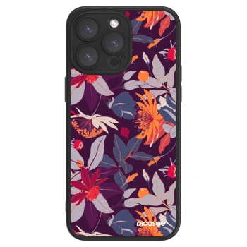 Picasee ULTIMATE CASE za Apple iPhone 15 Pro Max - Purple Leaf
