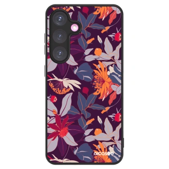 Picasee ULTIMATE CASE za Samsung Galaxy S24+ S926B 5G - Purple Leaf