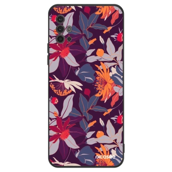 Maskica za Motorola Moto G30 - Purple Leaf
