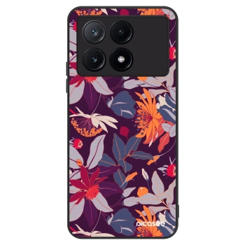 Maskica za Xiaomi Poco X6 Pro - Purple Leaf