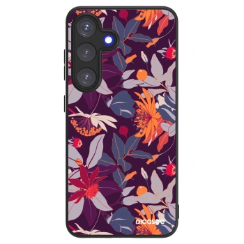 Picasee ULTIMATE CASE PowerShare za Samsung Galaxy S25 5G - Purple Leaf