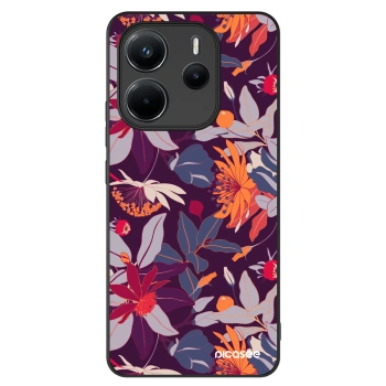 Maskica za Xiaomi Redmi Note 14 4G - Purple Leaf