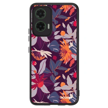 Maskica za Motorola Moto G35 5G - Purple Leaf