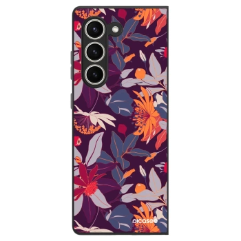 Maskica za Samsung Galaxy Z Fold5 5G - Purple Leaf