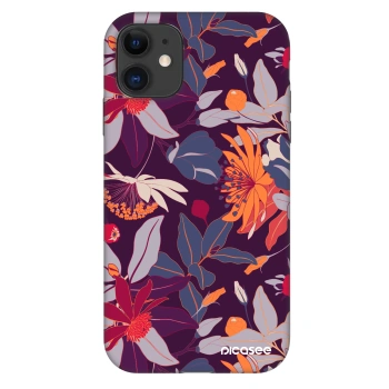 Maskica za Apple iPhone 11 - Purple Leaf