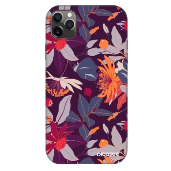 Maskica za Apple iPhone 11 Pro Max - Purple Leaf