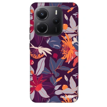 Maskica za Xiaomi Redmi Note 14 5G - Purple Leaf