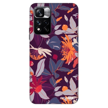 Maskica za Xiaomi Redmi Note 11 Pro - Purple Leaf