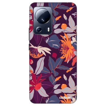 Maskica za Xiaomi 13 Lite - Purple Leaf