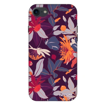 Maskica za Apple iPhone SE 2022 - Purple Leaf