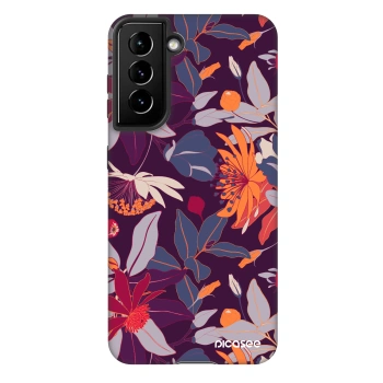 Maskica za Samsung Galaxy S21 5G G991B - Purple Leaf