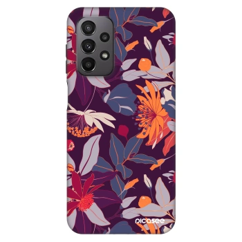 Maskica za Samsung Galaxy A23 A235F 4G - Purple Leaf