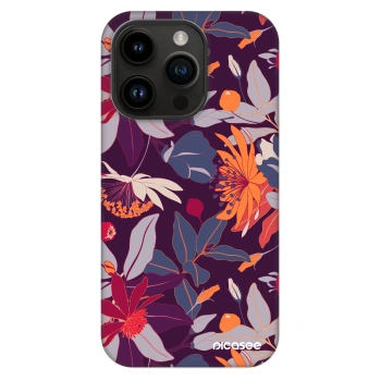 Maskica za Apple iPhone 14 Pro - Purple Leaf