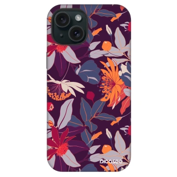 Maskica za Apple iPhone 15 - Purple Leaf