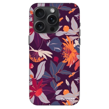 Maskica za Apple iPhone 15 Pro - Purple Leaf