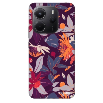 Maskica za Xiaomi Redmi Note 14 4G - Purple Leaf