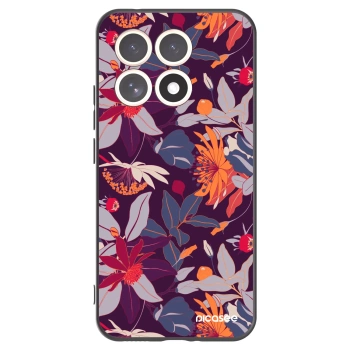 Picasee crna silikonska maskica za Xiaomi 15T - Purple Leaf